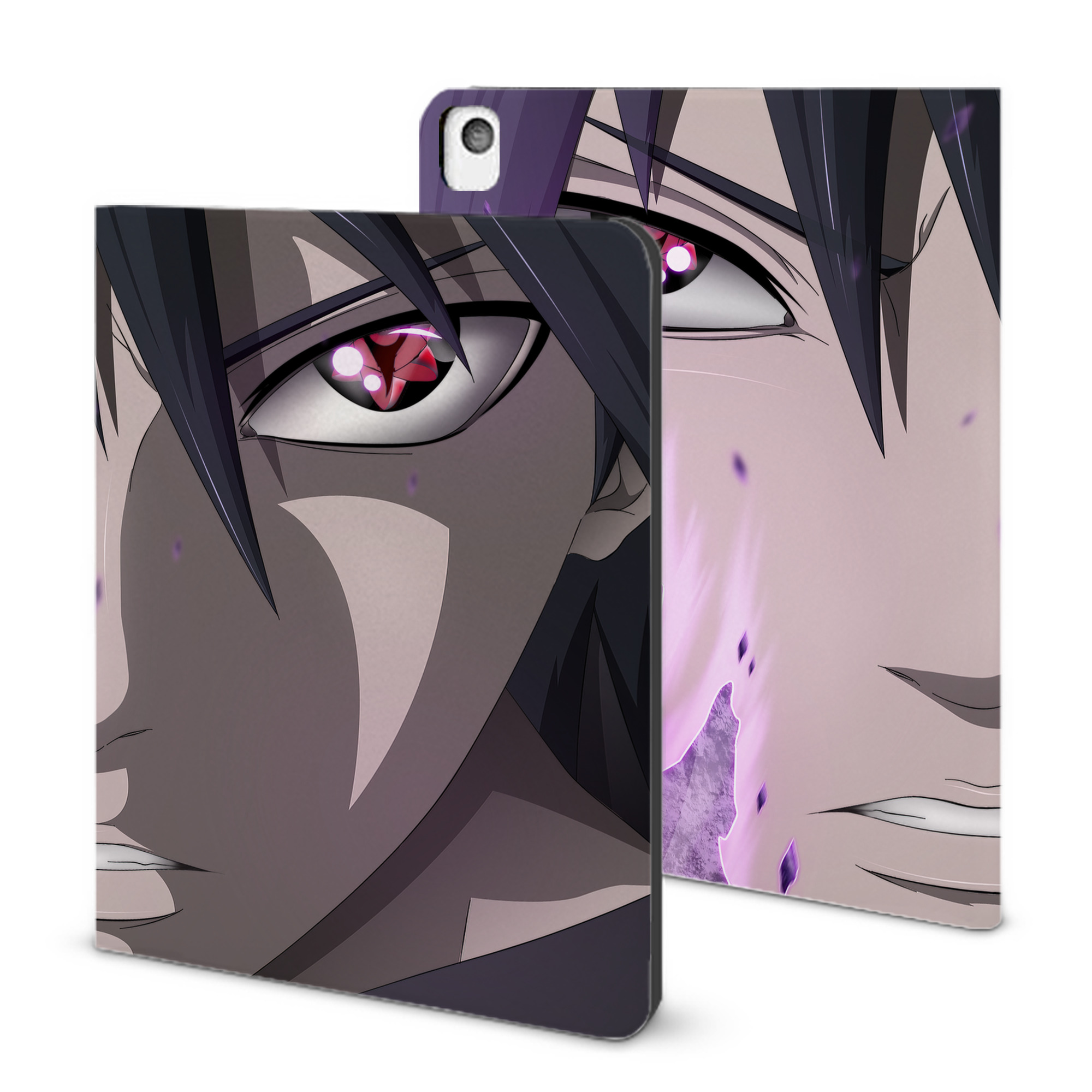 （画像用） NARUTO -ナルト- NARUTO -ナルト- 疾風伝 IPadケース ペンホルダー付き ブックスタイルデザイン